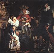 Jacob Jordaens The Painter's Family oil on canvas